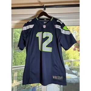 Nike NFL Seattle Seahawks 12th Fan Jersey Navy Men’s XL